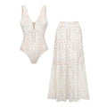 English embroidery set - white