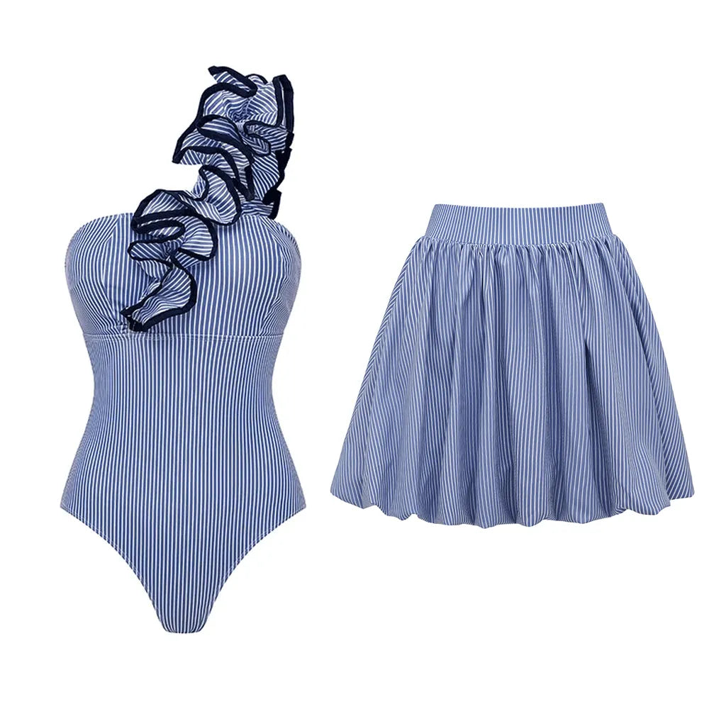 Striped Navy Set