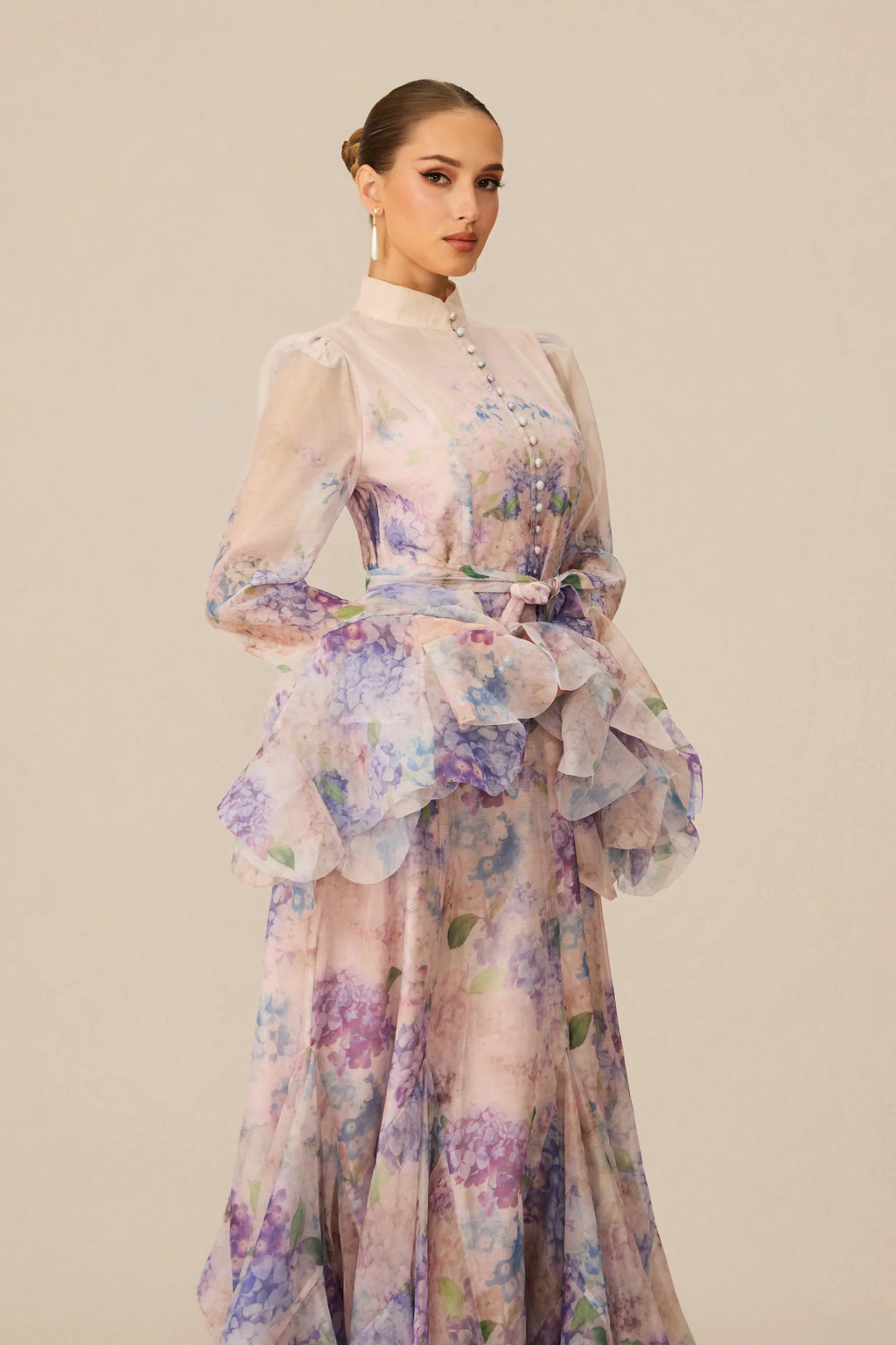 Tiered maxi dress