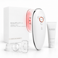 SculptPro 3-en-1 Cineaskin — Anti-cellulite, microcourant, ventouse, lumière rouge